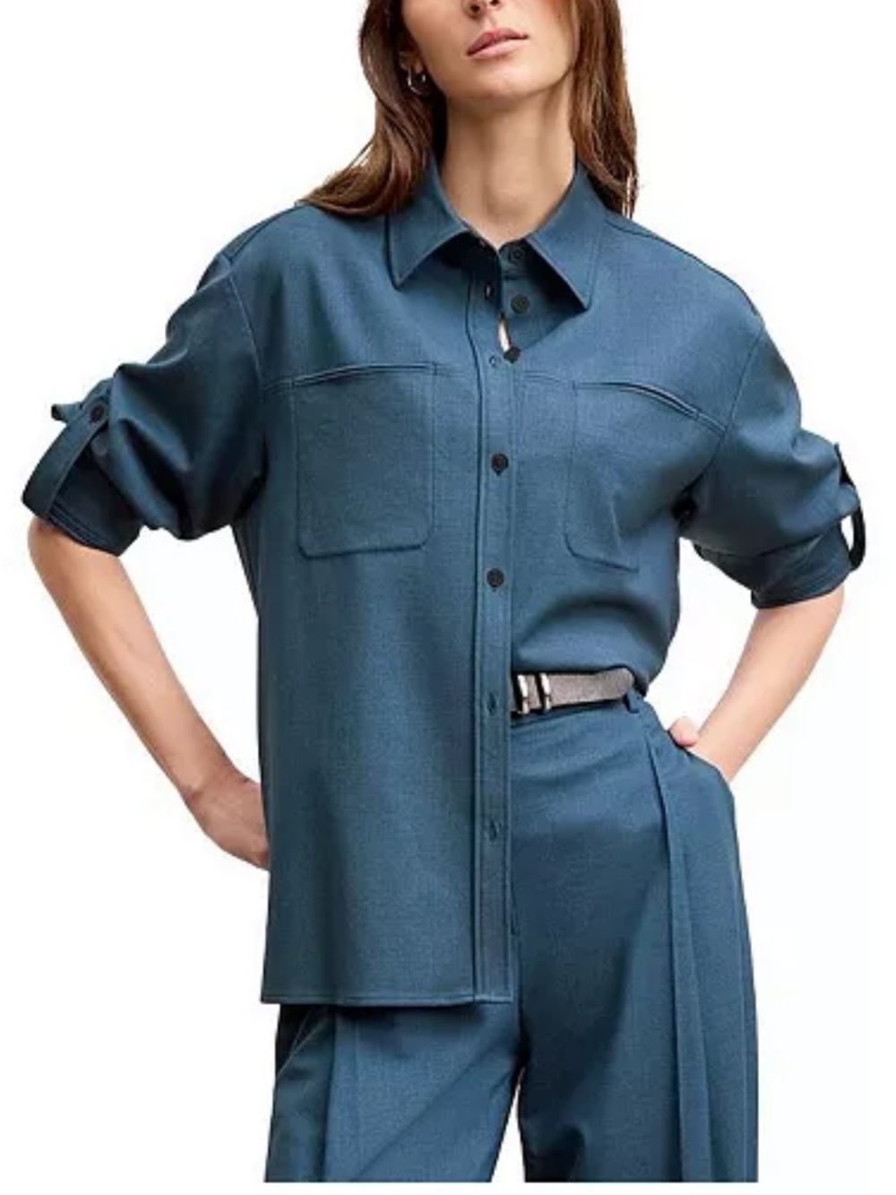 MM LaFleur Russell Button Down - Italian Wool Twill